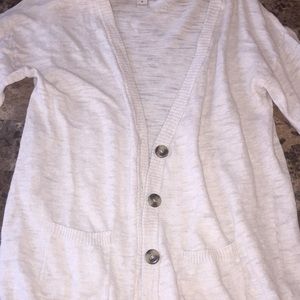 Brown button cardigan